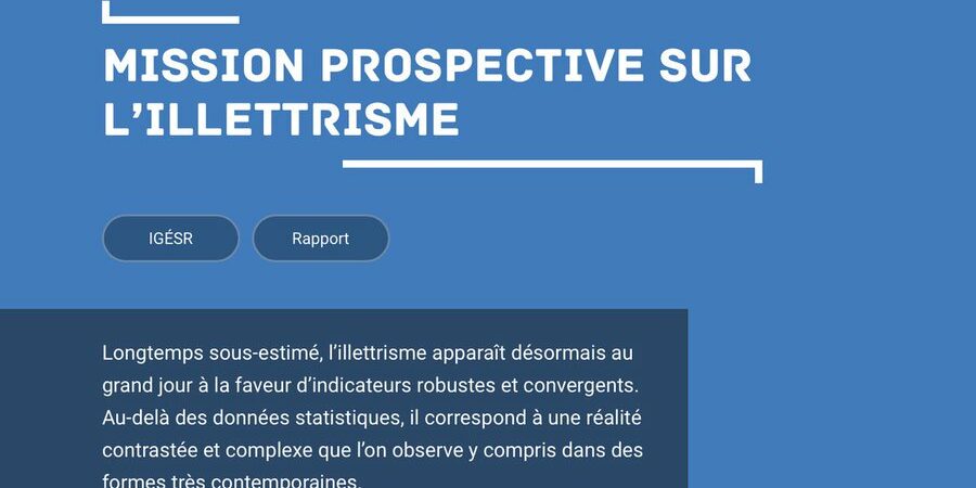 Rapport 2022 illettrismejpg